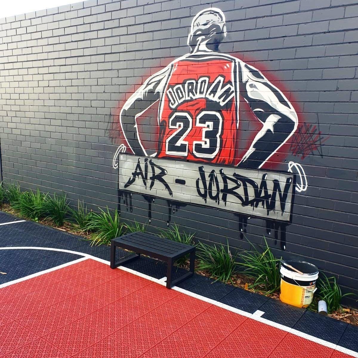 Custom Court Mural