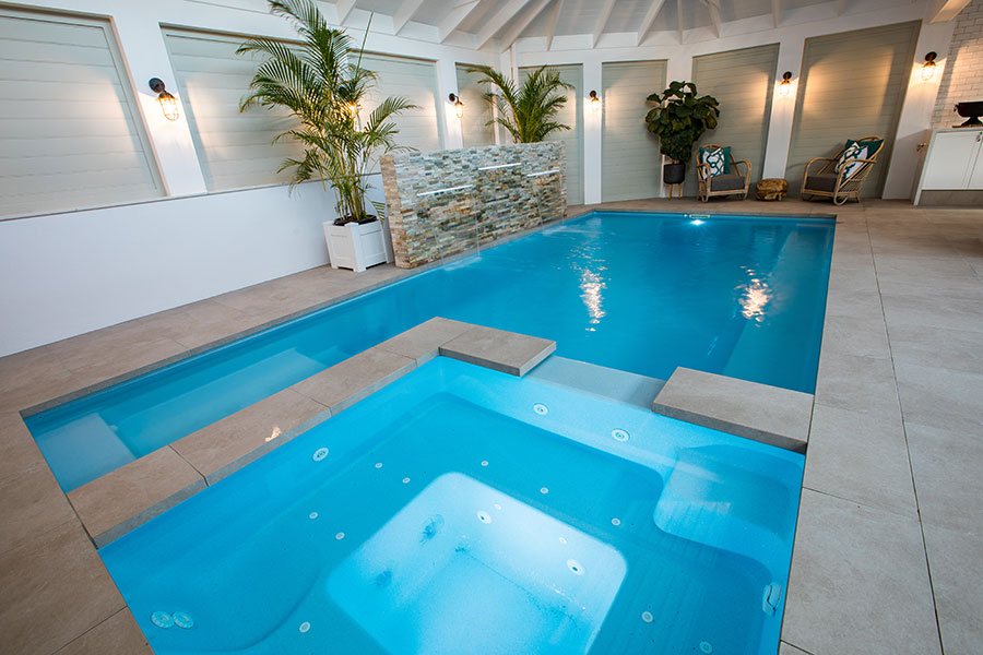 Aquatechnics Saint-Remy fibreglass pool design